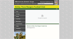 Desktop Screenshot of kirkbythorerangers.westmorlandleague.co.uk