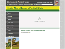Tablet Screenshot of kirkbythorerangers.westmorlandleague.co.uk