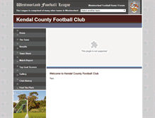 Tablet Screenshot of kendalcounty.westmorlandleague.co.uk