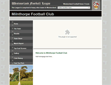 Tablet Screenshot of milnthorpe.westmorlandleague.co.uk