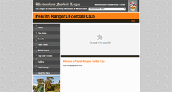 Desktop Screenshot of penrithrangers.westmorlandleague.co.uk