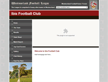 Tablet Screenshot of ibis.westmorlandleague.co.uk