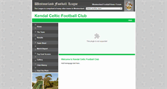 Desktop Screenshot of kendalceltic.westmorlandleague.co.uk